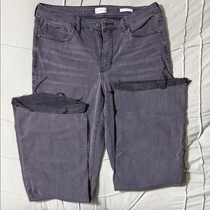 Wonderly Women's Grey/black high-rise Flare Jeans